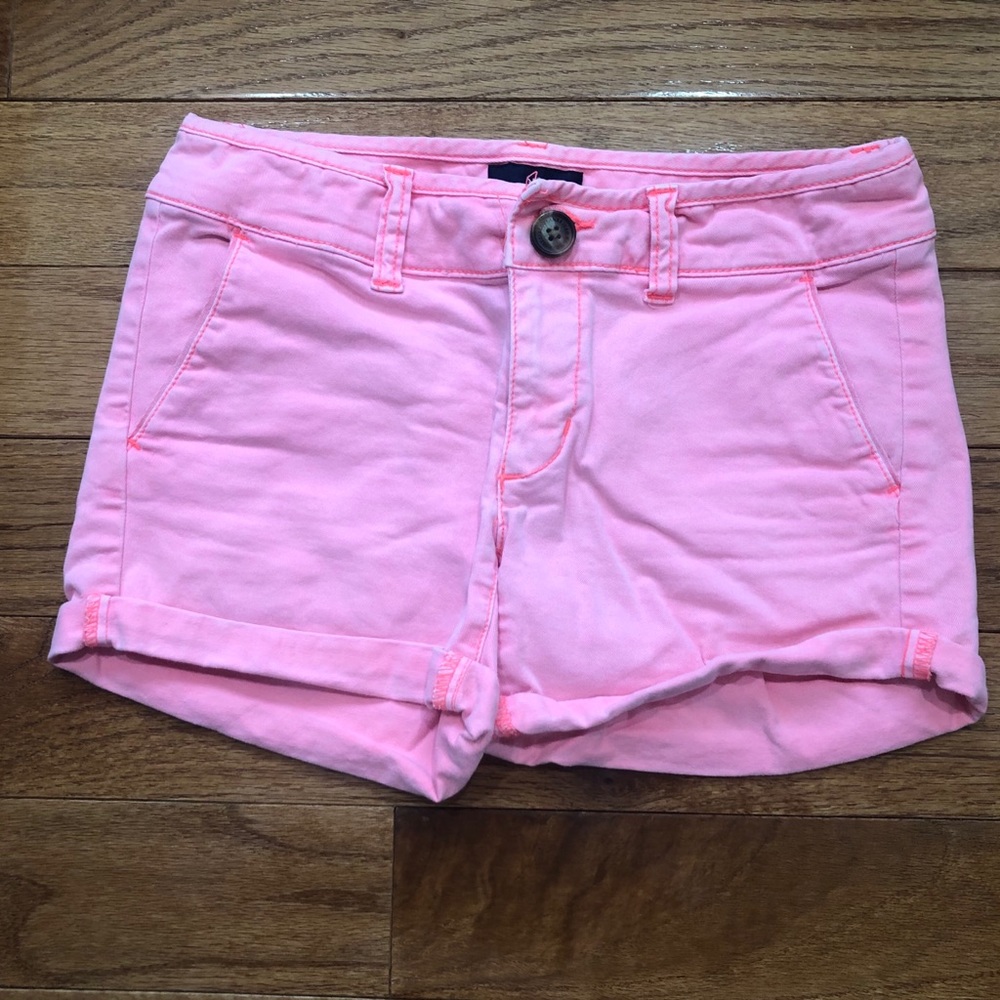 American Eagle Hot Pink Midi Shorts
